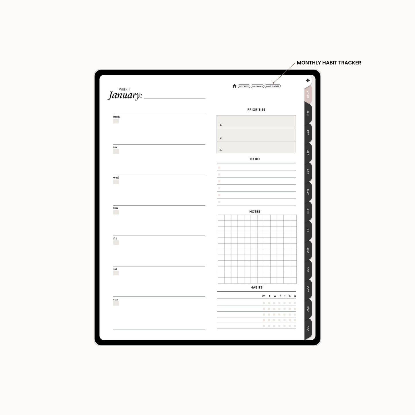 Undated Digital Daily Holy Grail