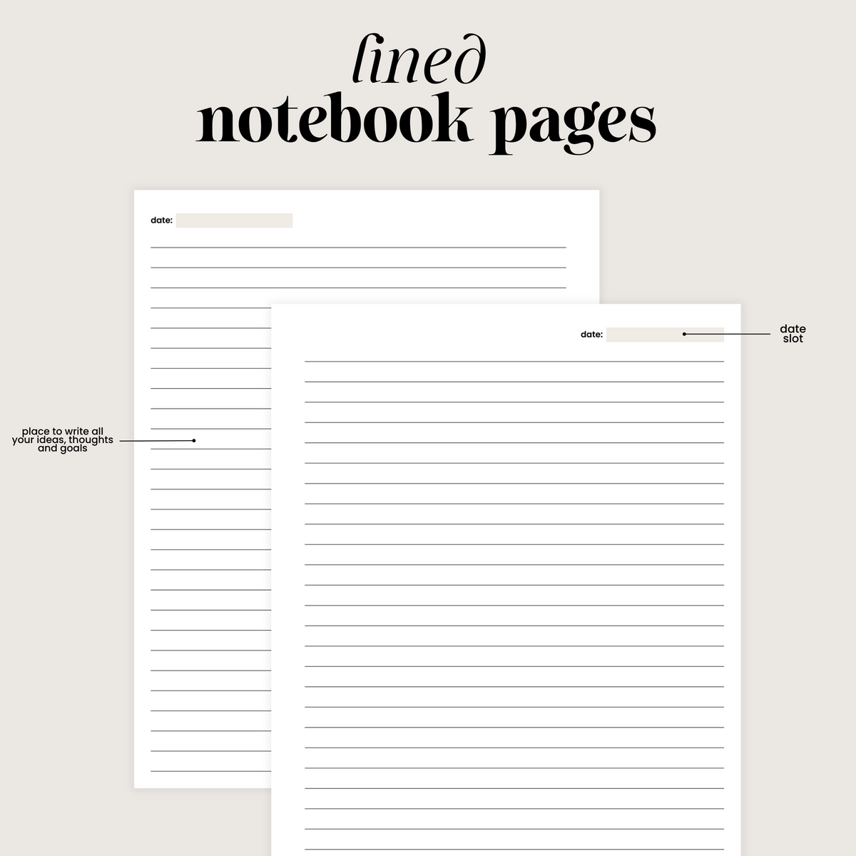 Linen Notebook