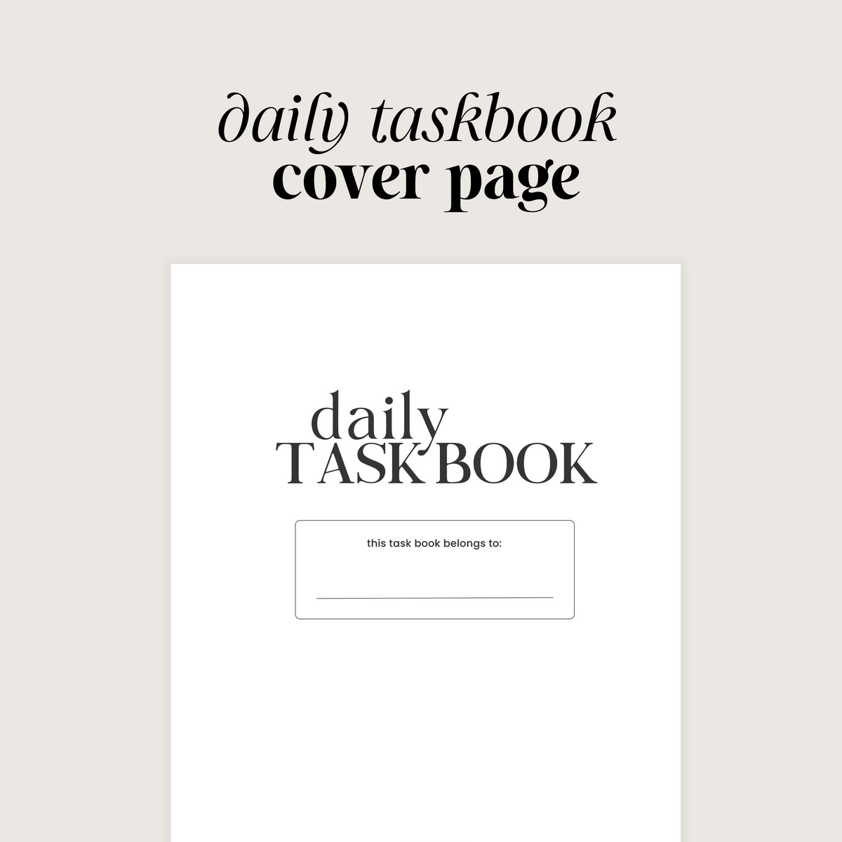 Linen TaskBook