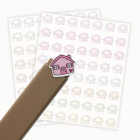 House Sticker Sheet