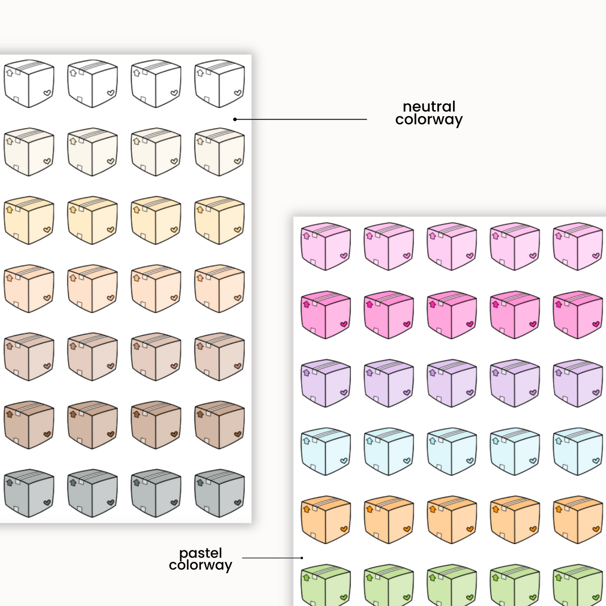 Packages Sticker Sheet