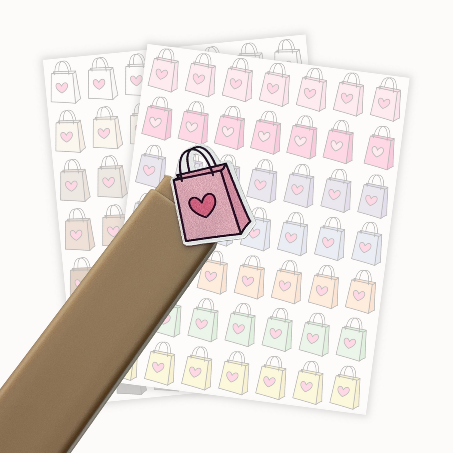 Shopping Bags Sticker Sheet